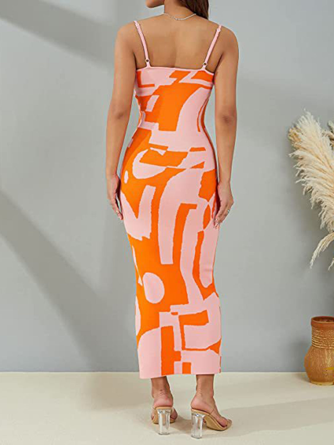 Spaghetti Strap Maxi Sweater Dress - Lilixa.store