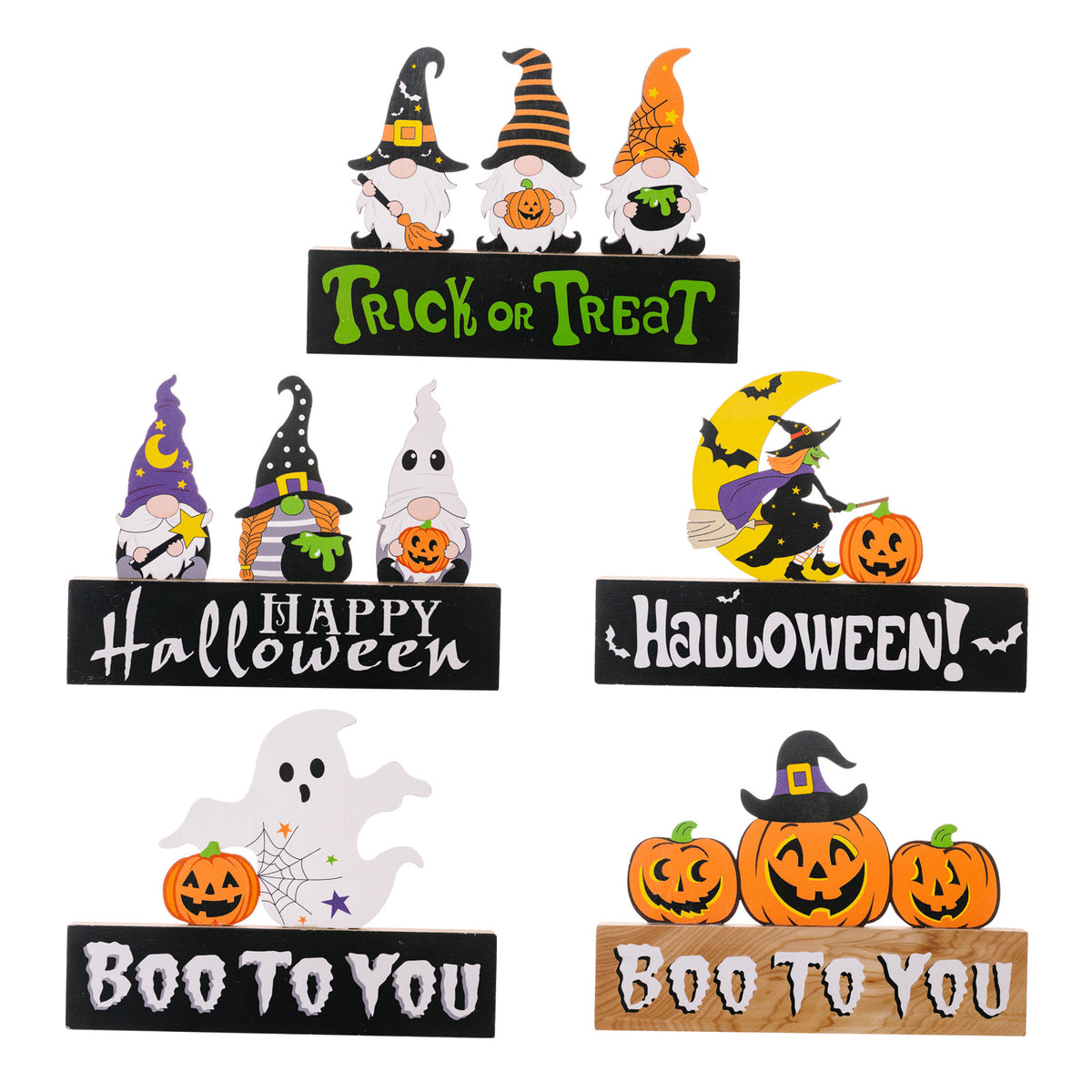 Assorted 2-Piece Halloween Element Ornaments - Lilixa.store