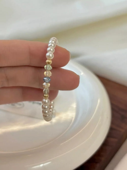 18K Gold-Plated Pearl Bracelet - Lilixa.store