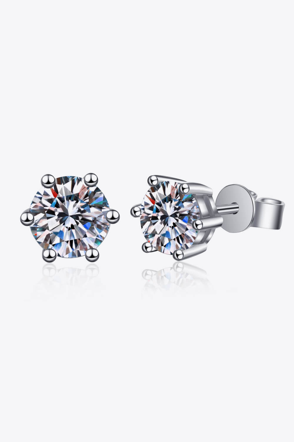Adored Moissanite Stud Earrings - Lilixa.store