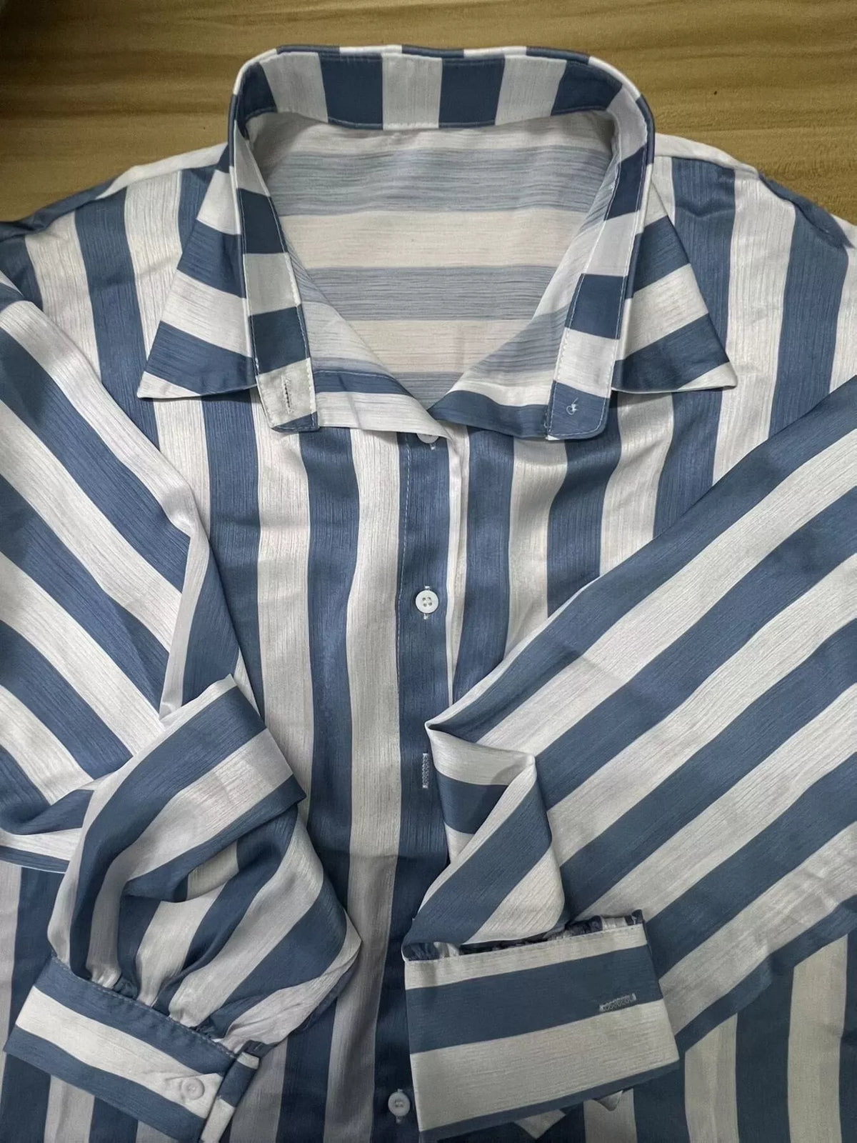 Striped Loose Fit Shirt, view 6