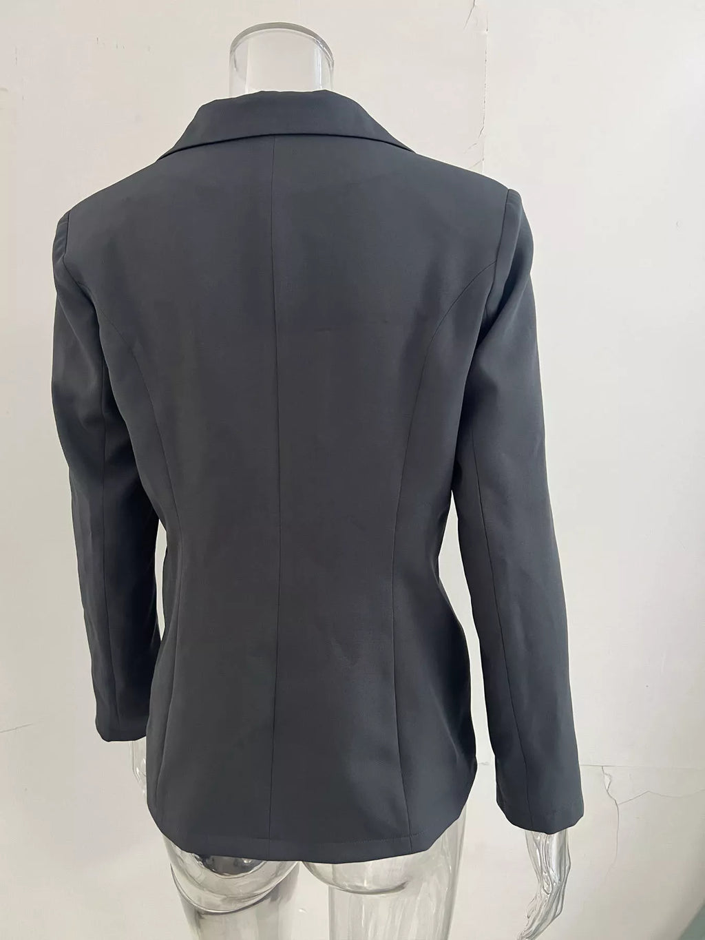 Slim-Fit Single-Button Casual Blazer - Lilixa.store
