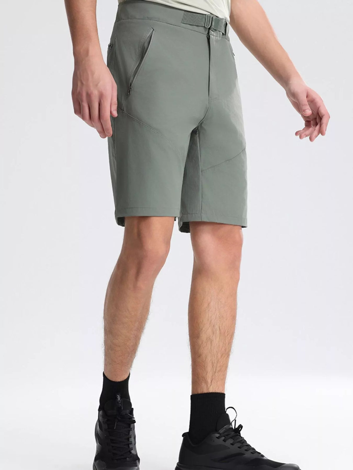 Men's Plus Size Pocketed Lightweight Shorts, view 2