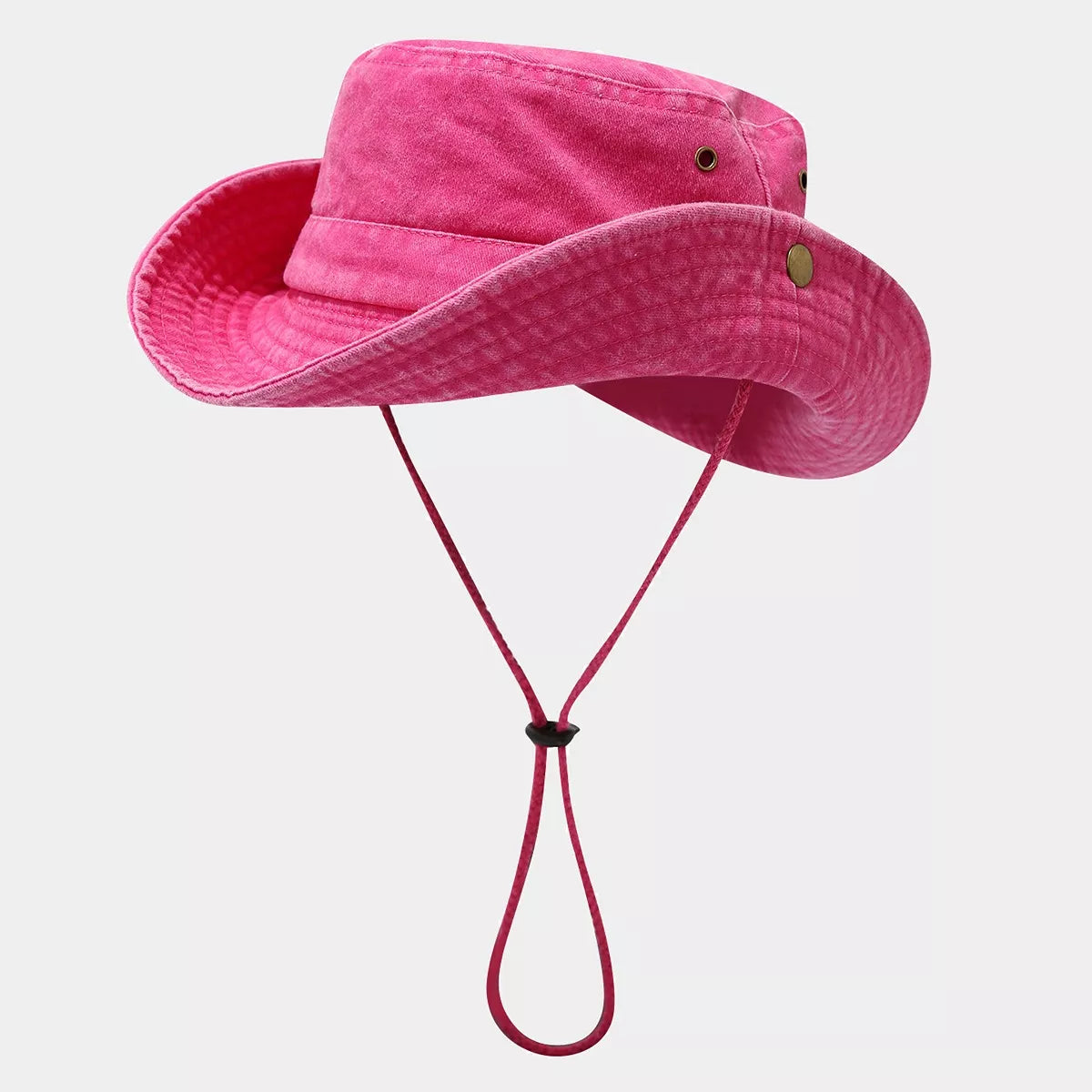 Wide-Brim Sun Protection Bucket Hat - Lilixa.store