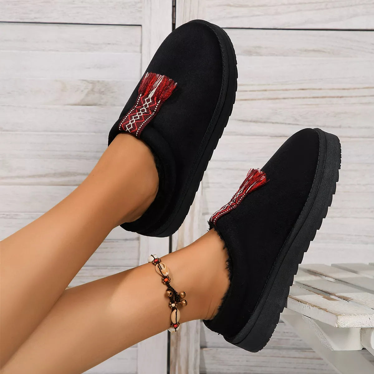 Round Toe Platform Slippers - Lilixa.store