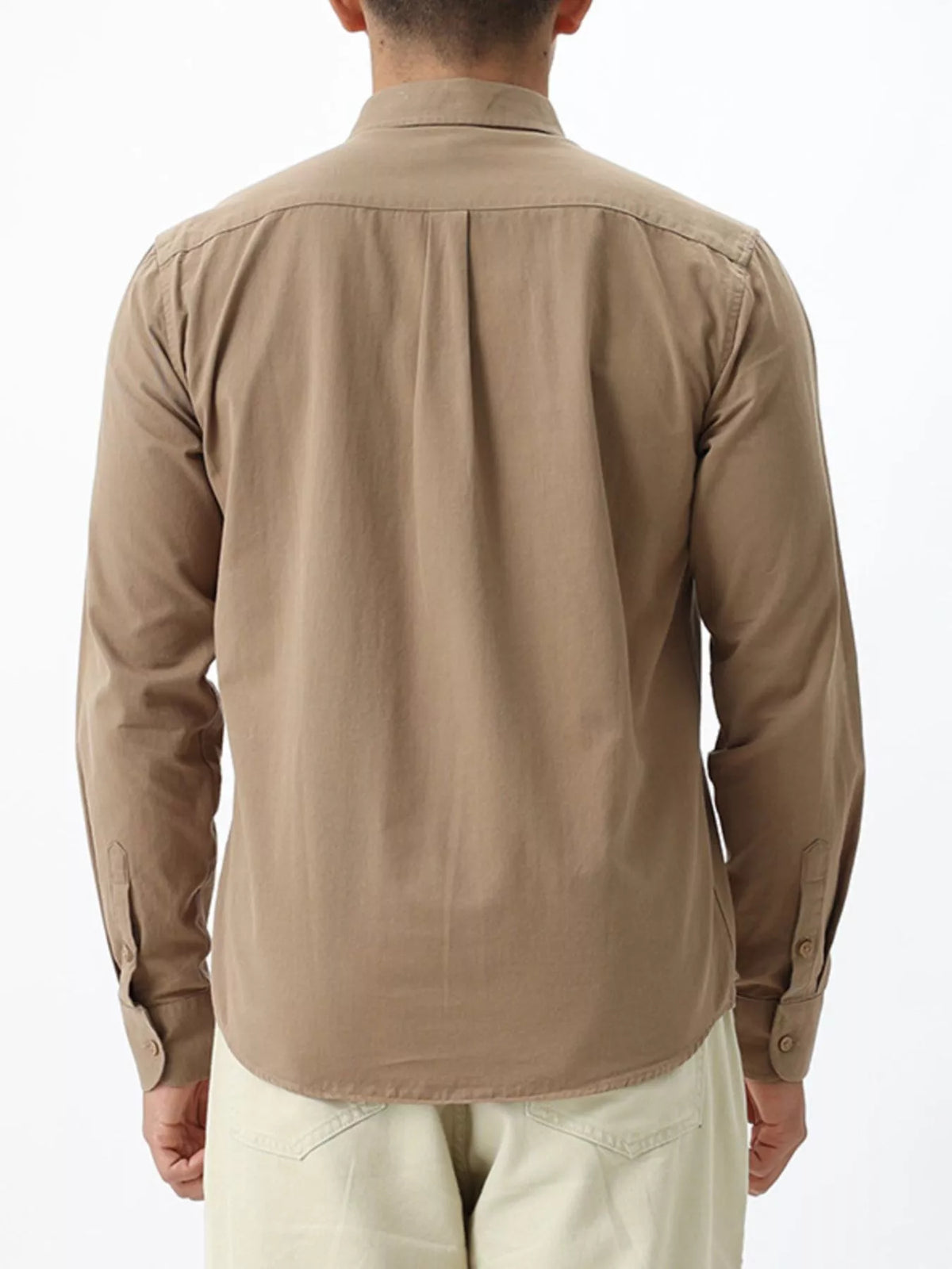 Men's Plus Size Long-Sleeve Button-Down Shirt, view 3