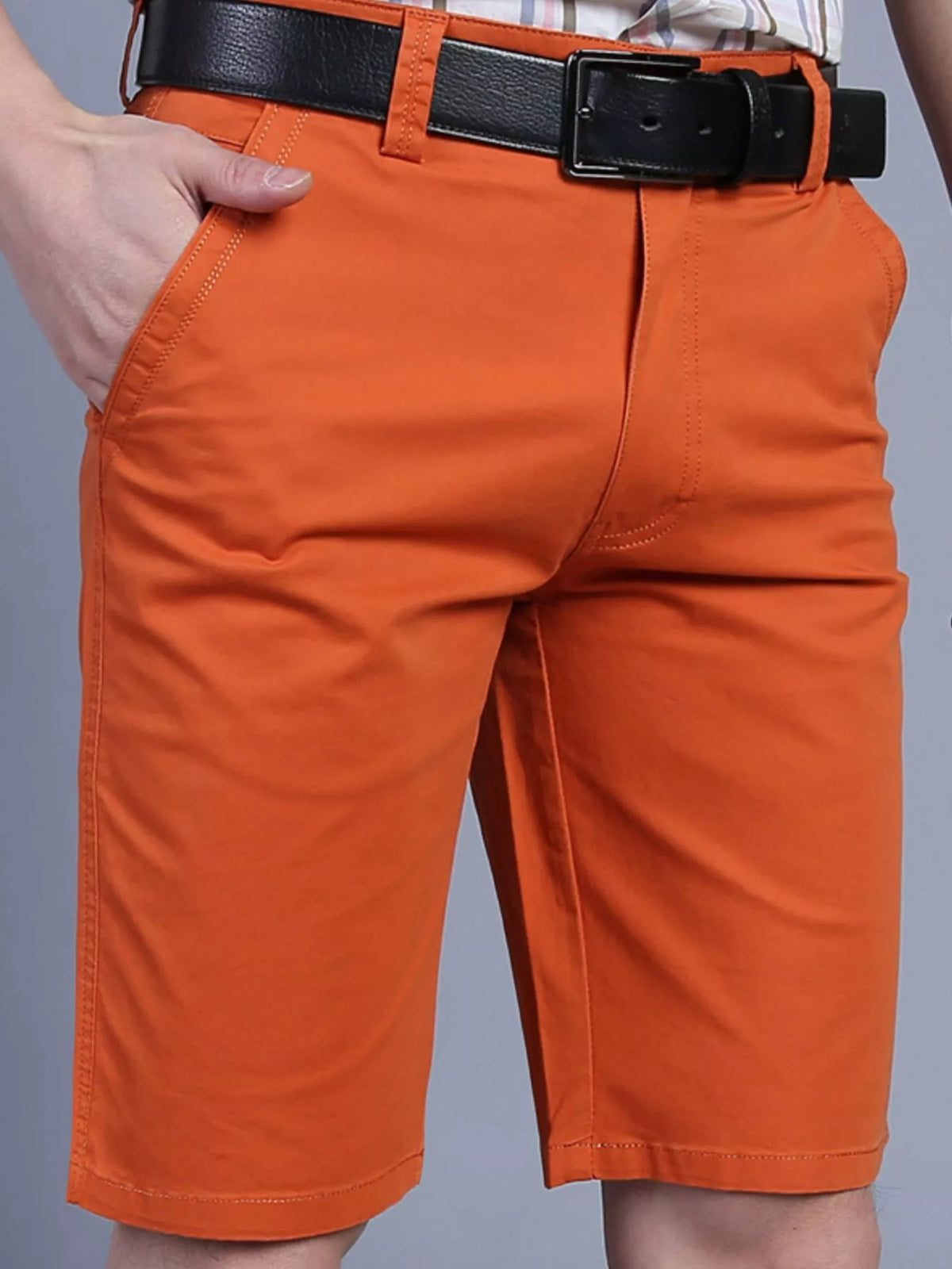 Men's Classic Shorts with Pockets in Orange