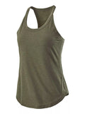 Round Neck Active Tank - Lilixa.store
