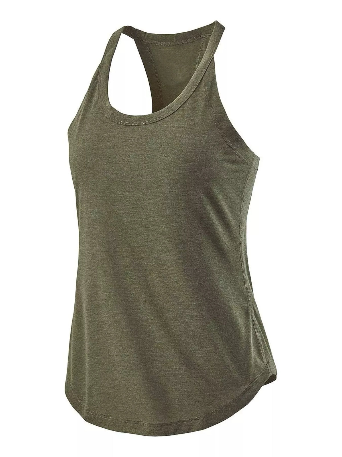 Round Neck Active Tank - Lilixa.store