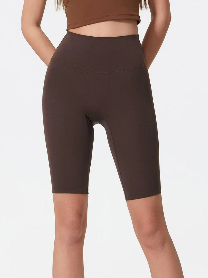 Millennia High Rise Wide Waistband Active Shorts - Lilixa.store