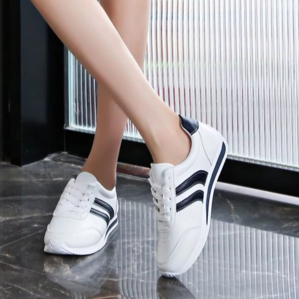 Classic Striped Sneakers - Lilixa.store