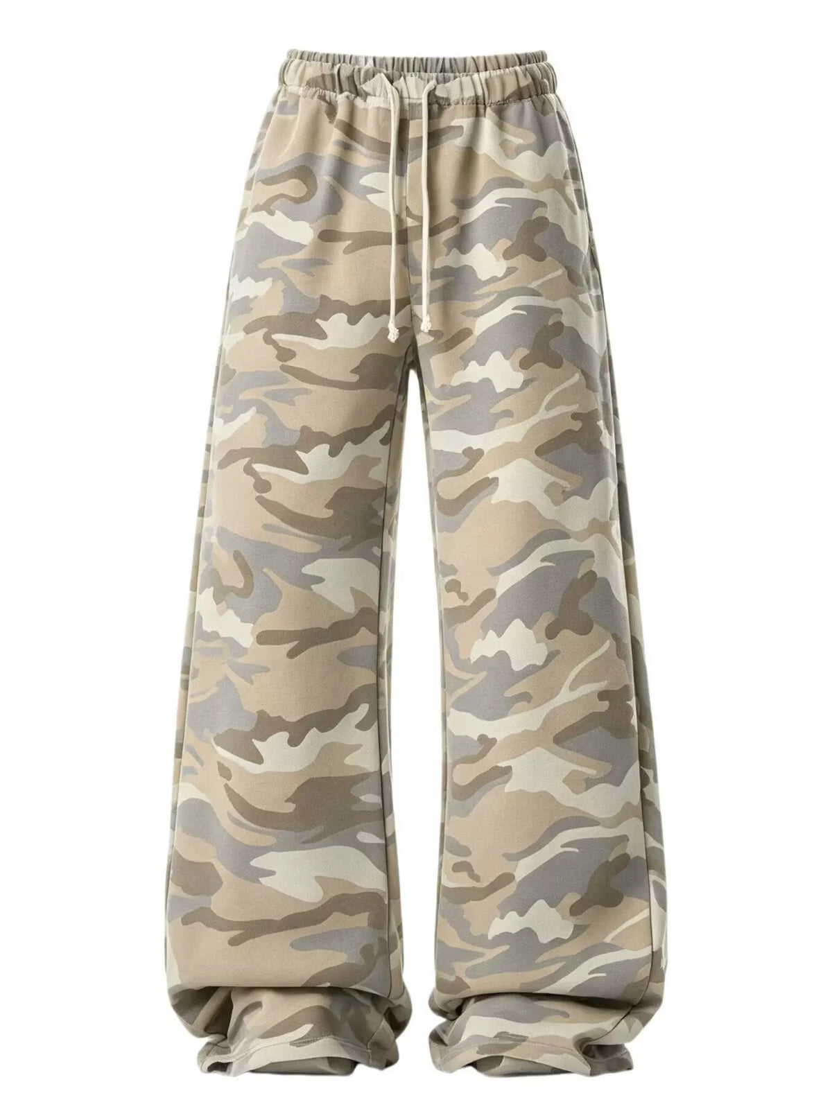 Men's Camouflage Wide-Leg Pants