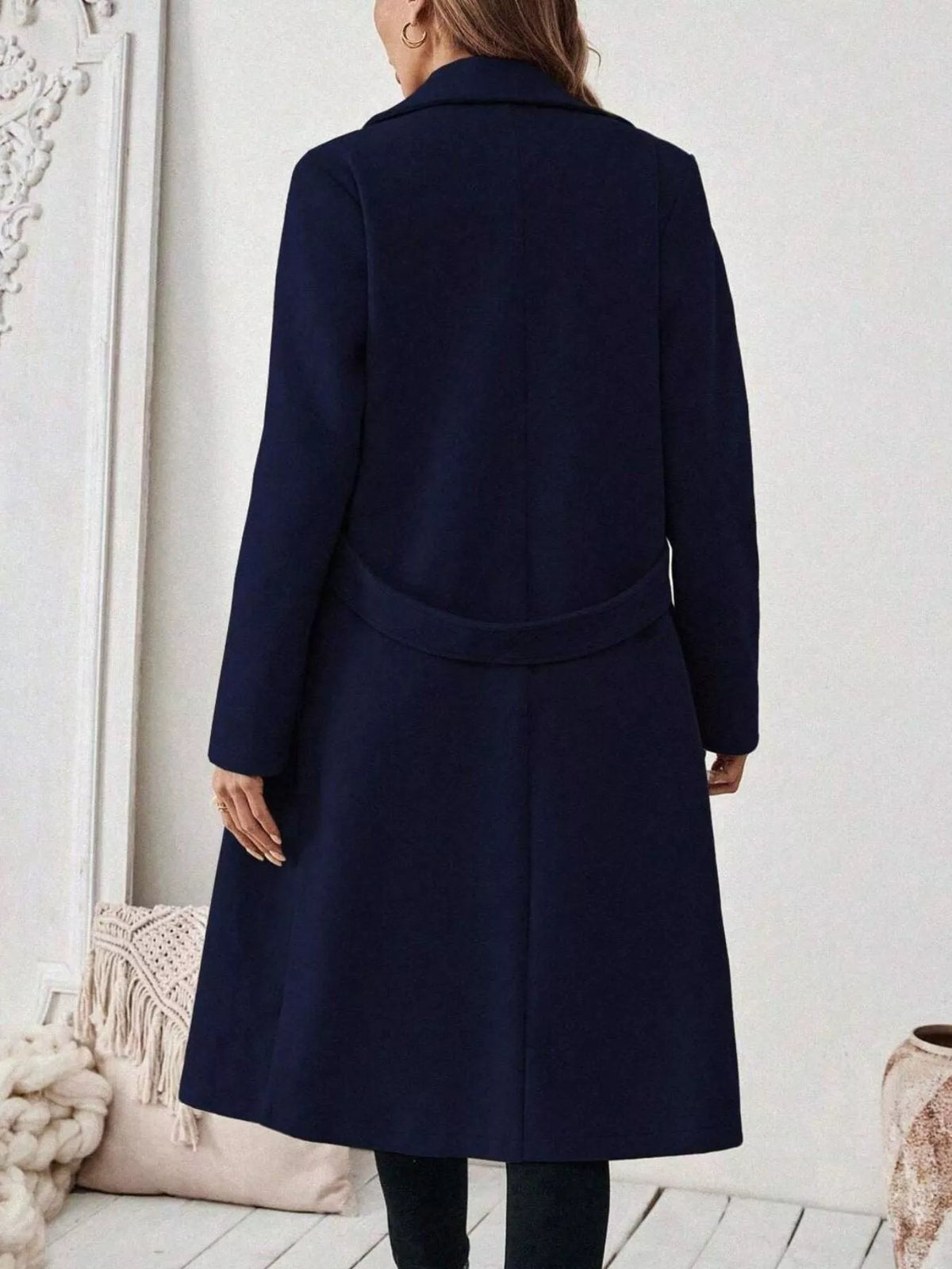 Single-Button Longline Coat