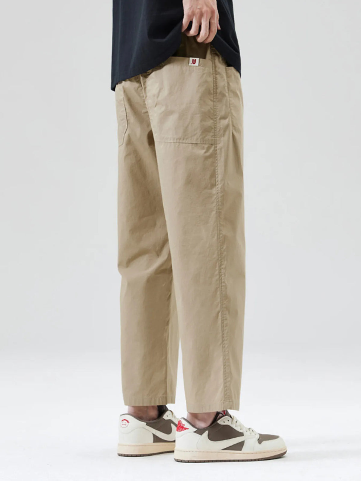 Men's Full Size Wide-Leg Casual Pants Plus Size, view 2