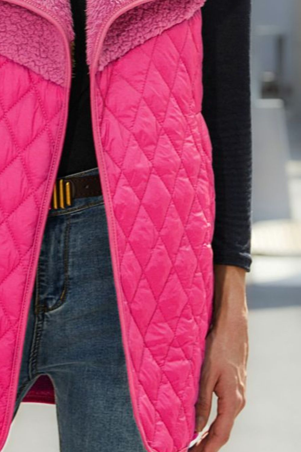 Open Front Collared Vest, view 4
