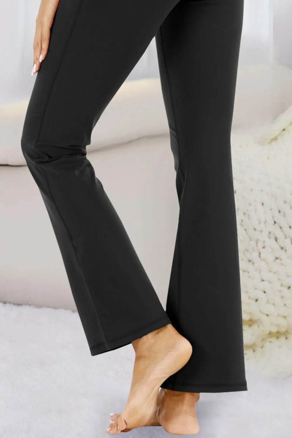 Pocketed High Waist Active Pants - Lilixa.store