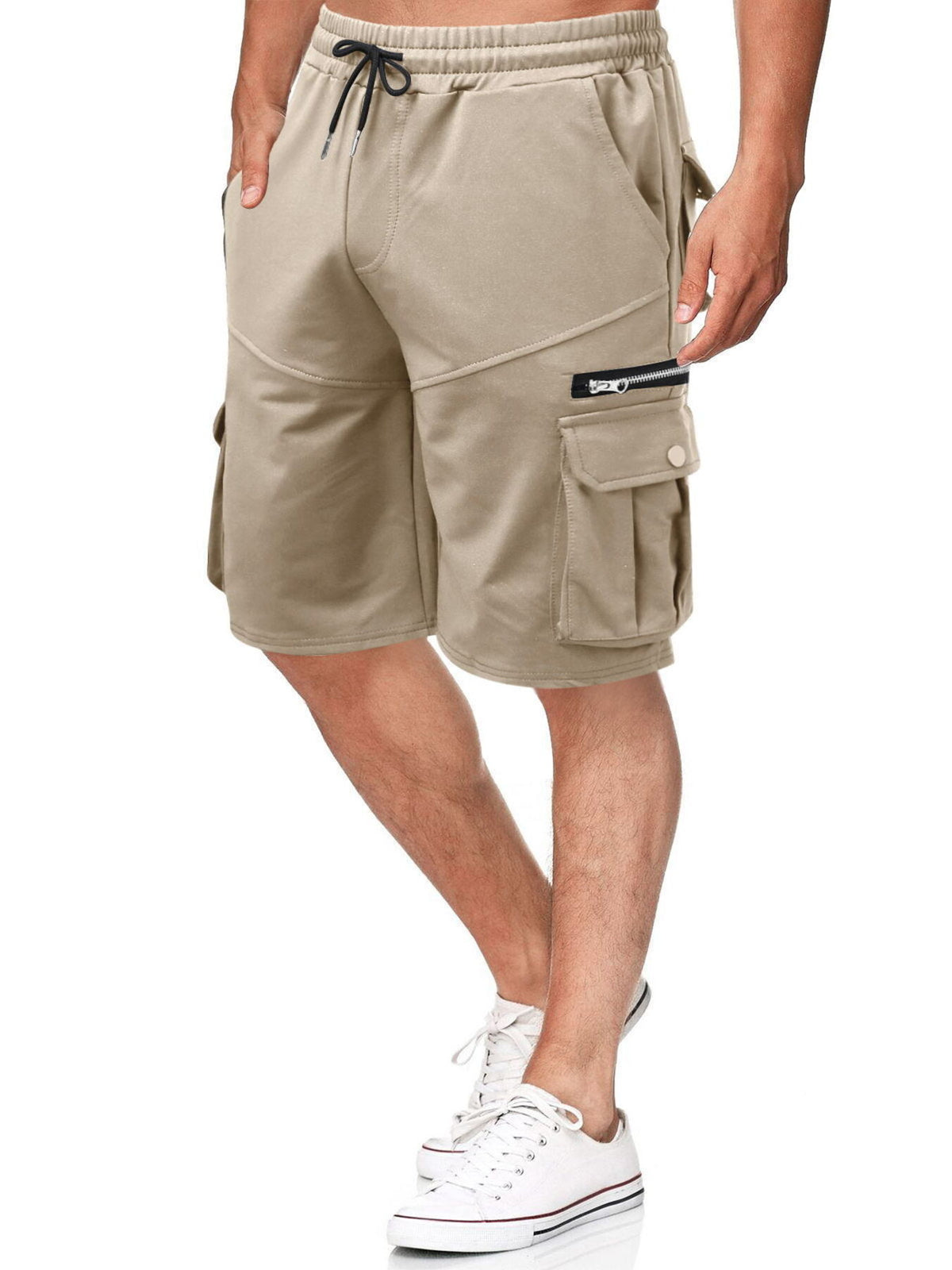 Men's Full Size Drawstring Cargo Shorts Plus Size