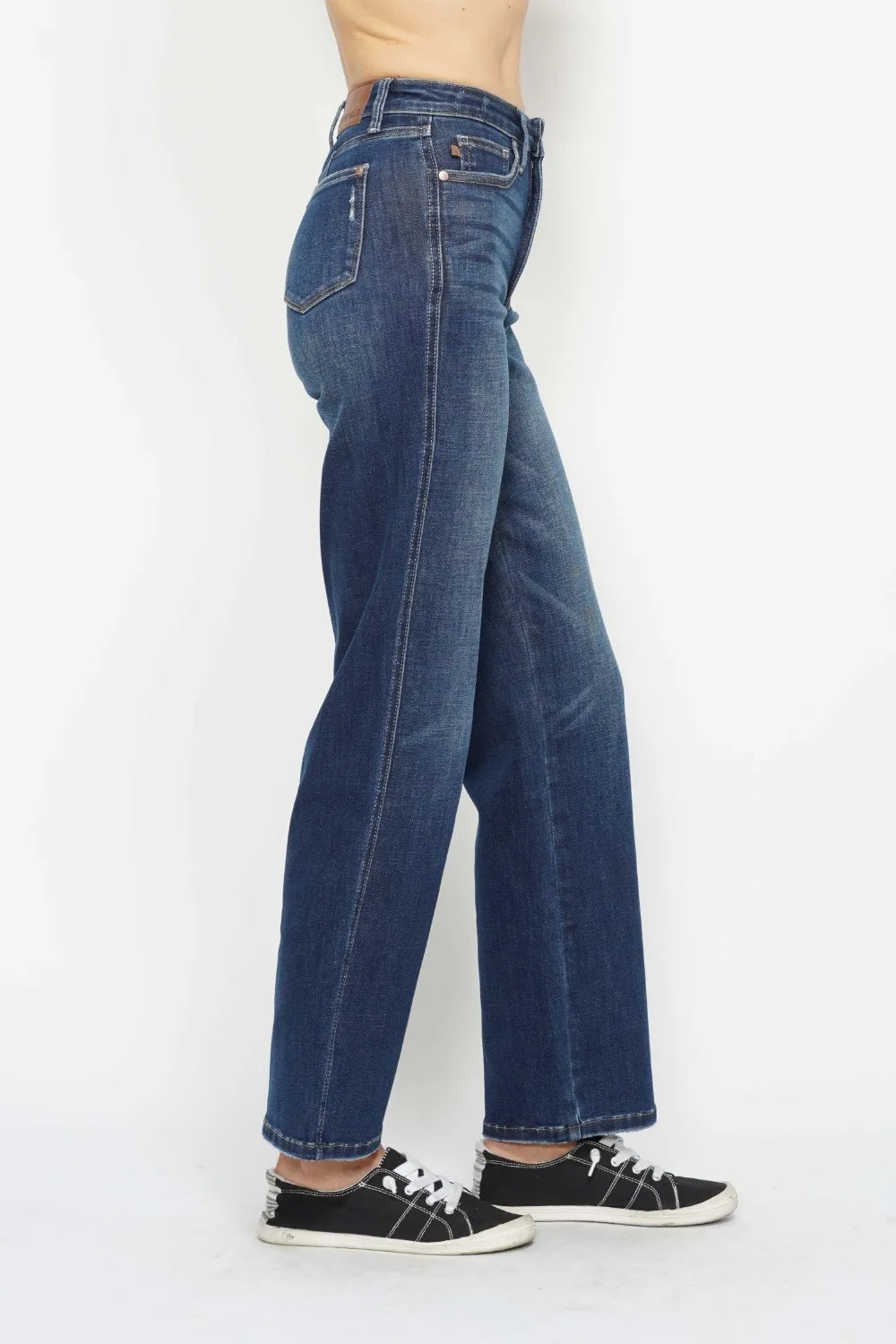 Judy Blue Full Size High Waist Tummy Control Straight Jeans - Lilixa.store