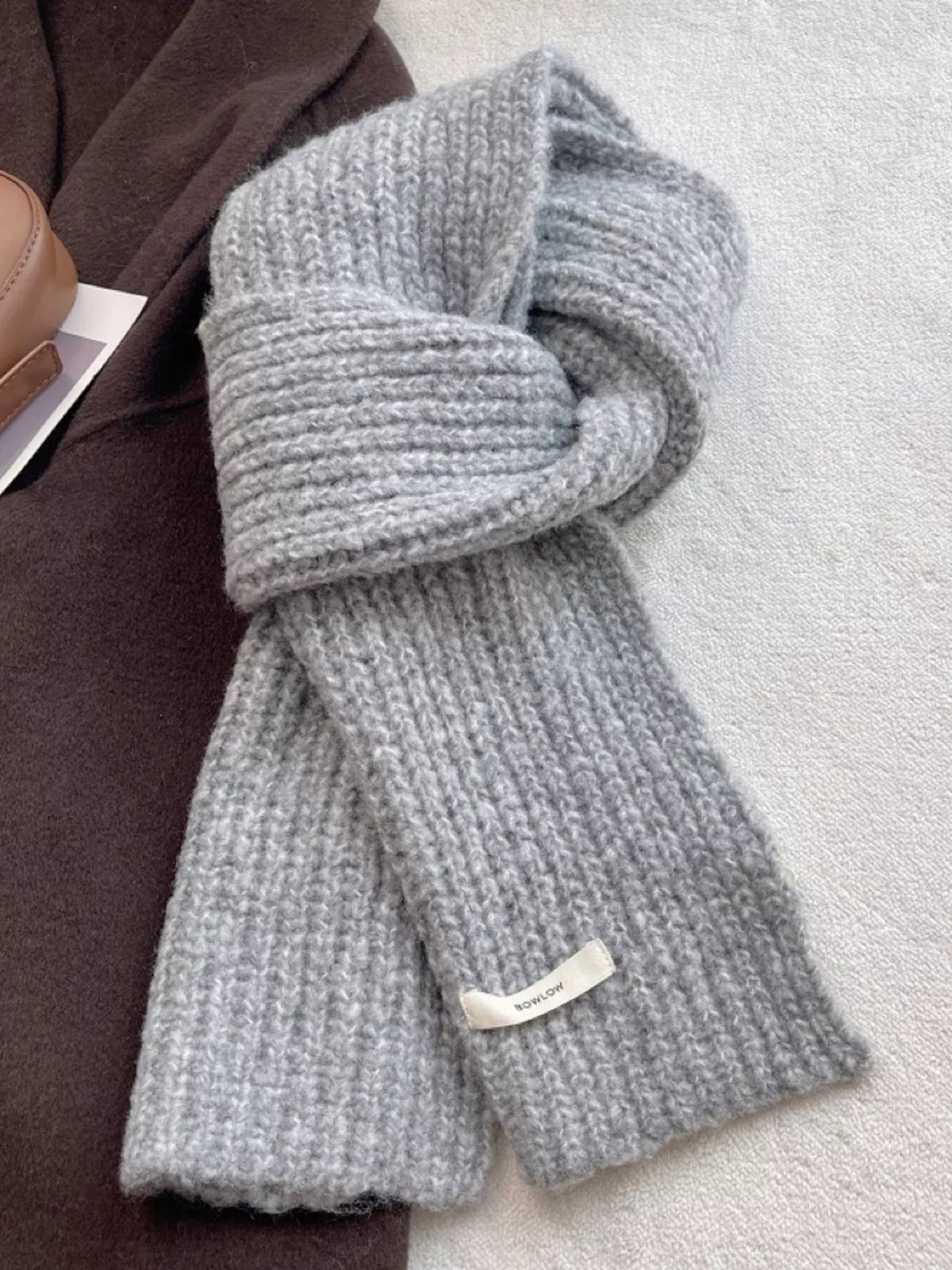 Cozy Knitted Winter Scarf - Lilixa.store