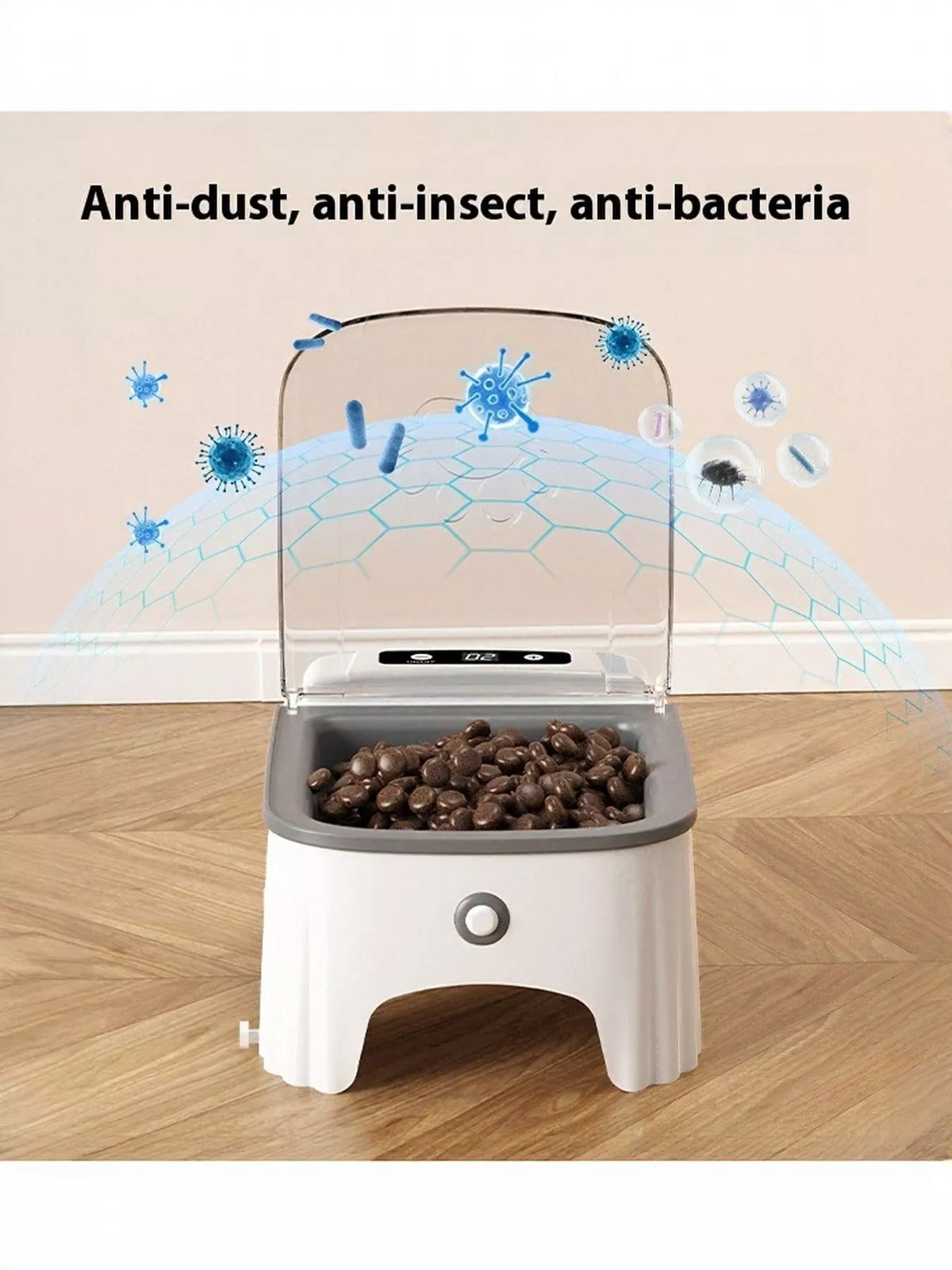 Automatic Pet Feeder with Elevated Bowl - Lilixa.store