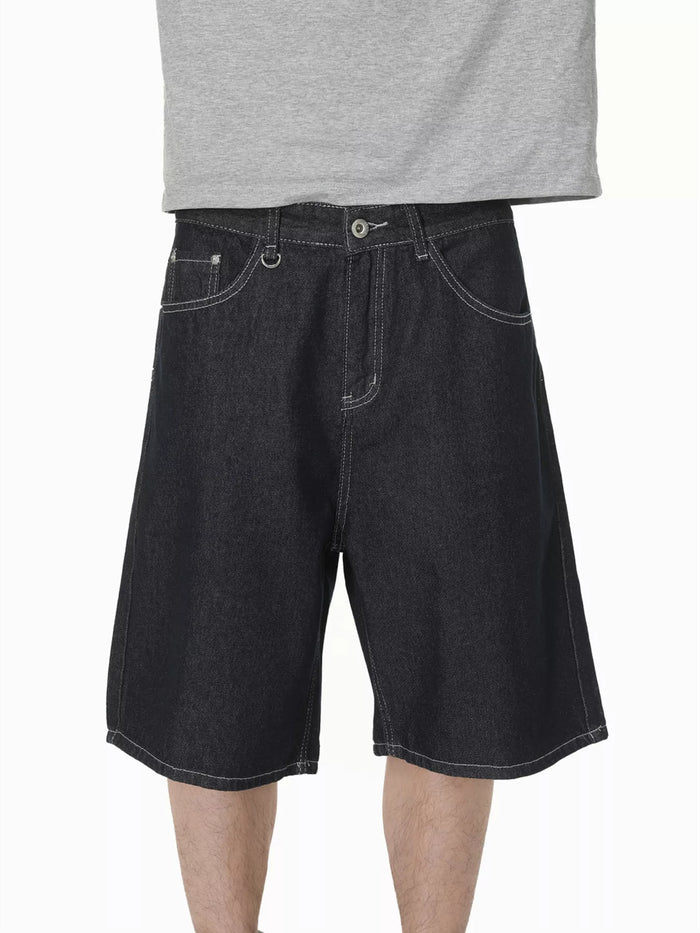 Men's Loose Fit Denim Shorts - Lilixa.store