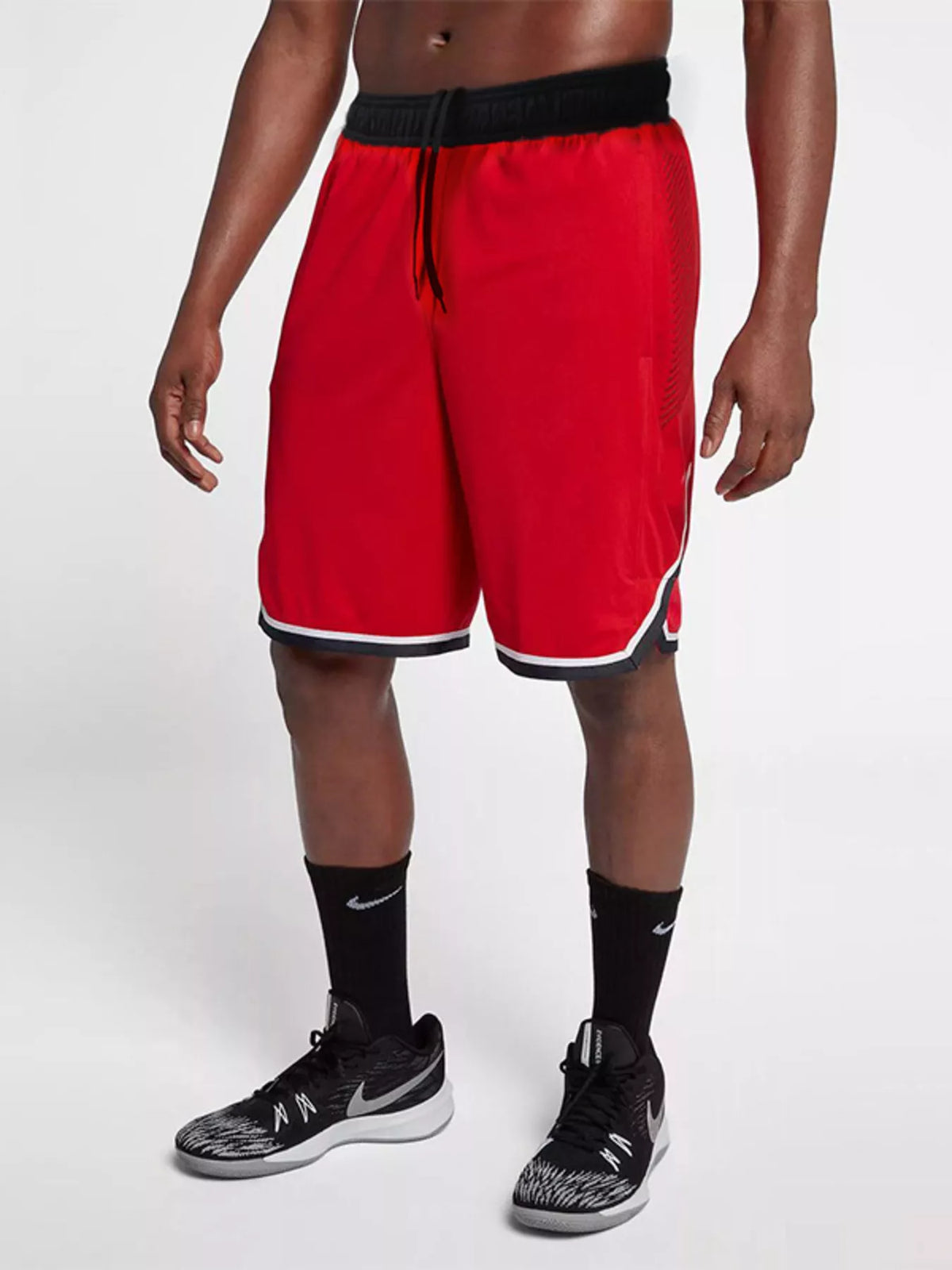 Men's Drawstring Quick-Dry Active Shorts in Red
