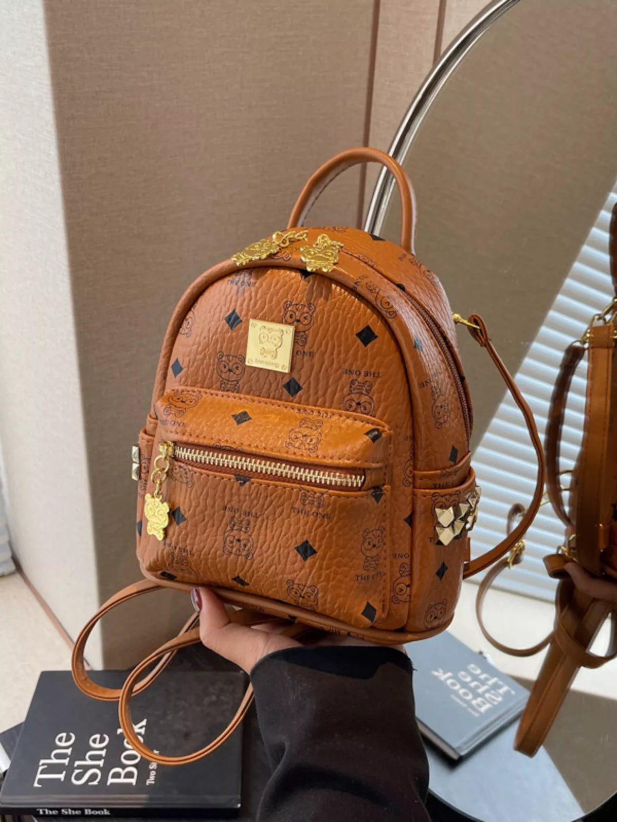 Patterned Mini Backpack Bag - Lilixa.store