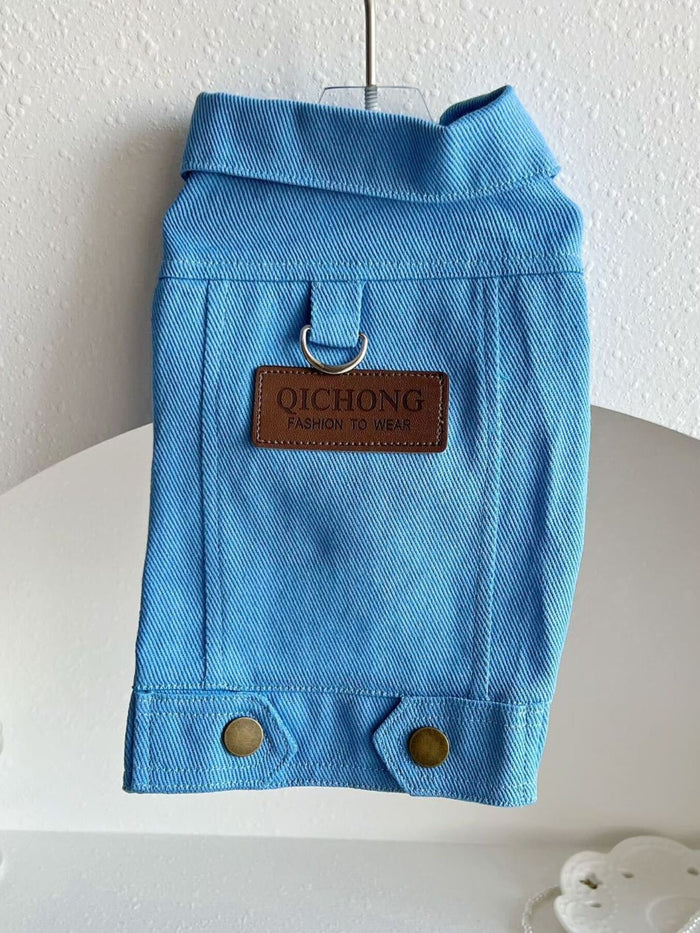 Denim Pet Jacket - Lilixa.store