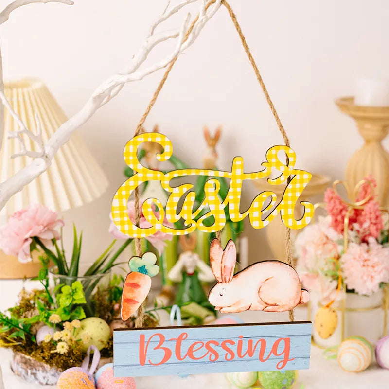 Easter Wooden Hanging Widget - Lilixa.store