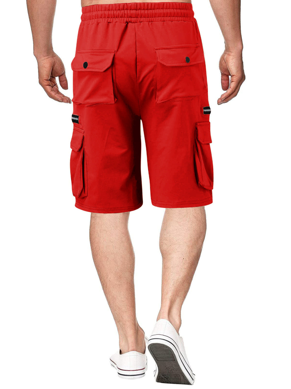 Men's Full Size Drawstring Cargo Shorts Plus Size