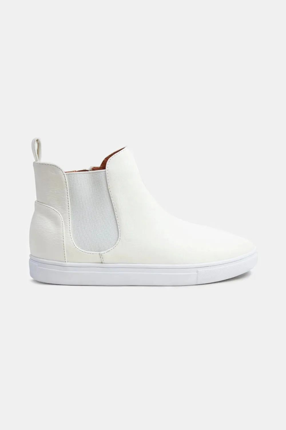 Beast Fashion Faux Suede Elastic Side Panel Sneakers - Lilixa.store