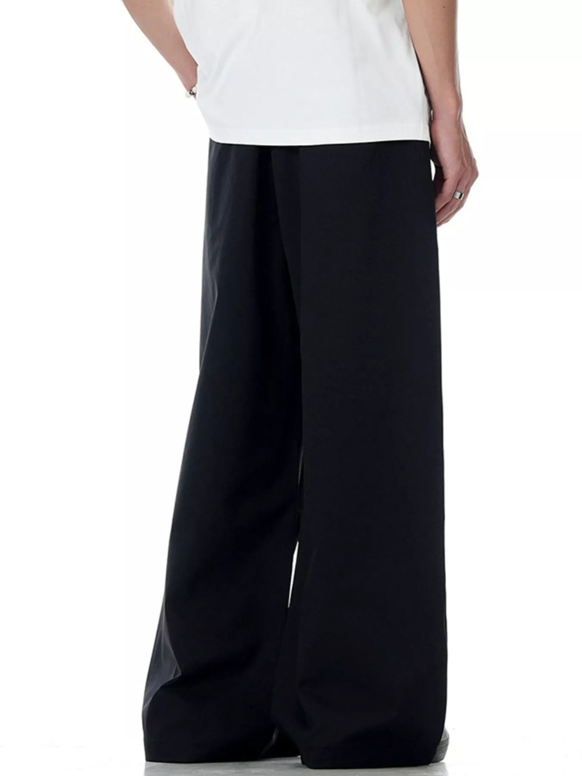 Men's Wide-Leg Drawstring Pants