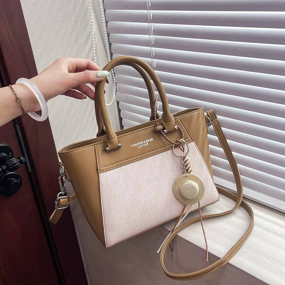 Top Handle Crossbody Bag
