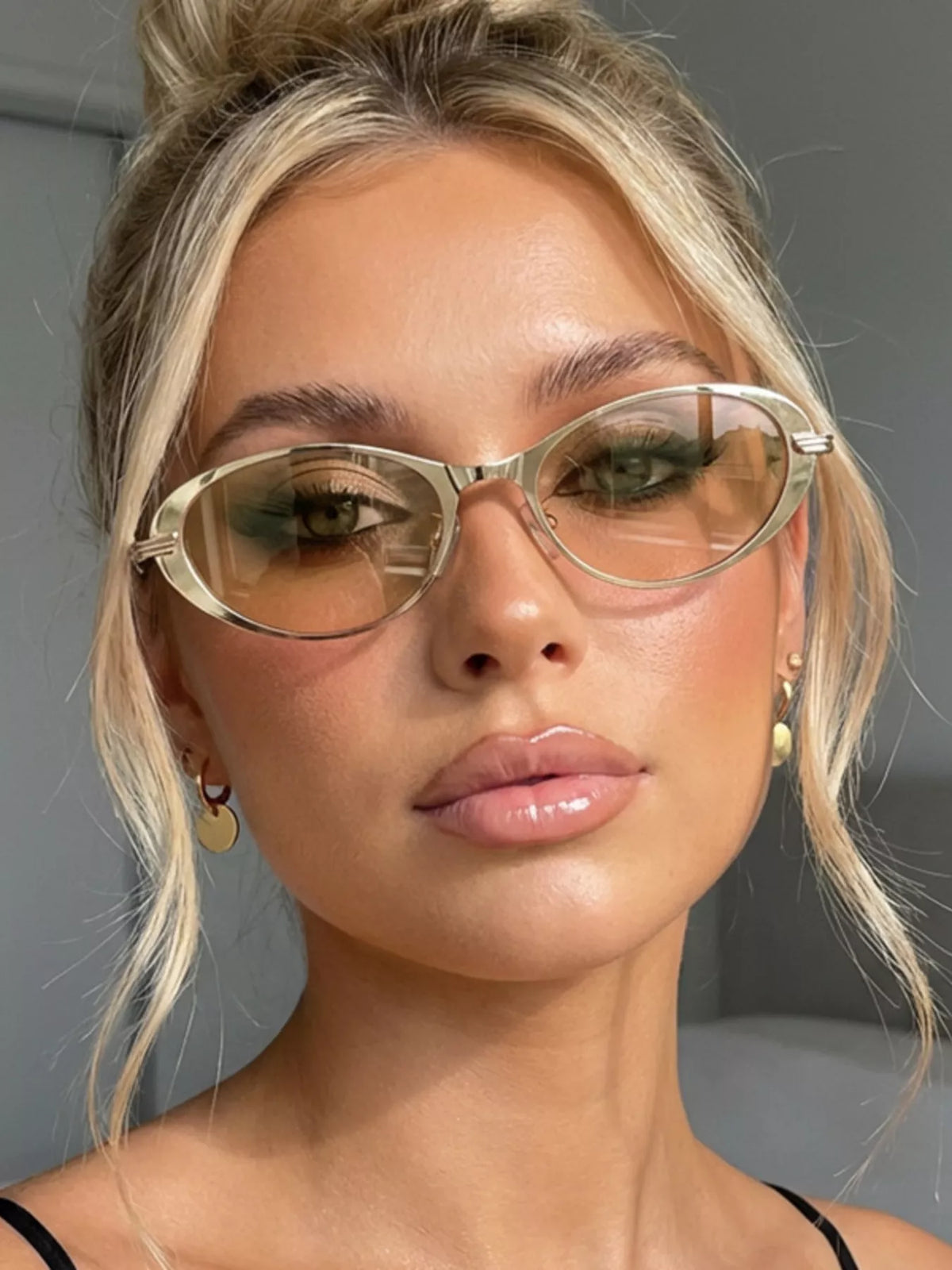 Vintage Oval Retro Sunglasses - Lilixa.store