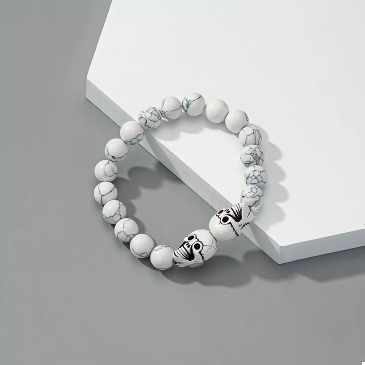 Halloween Skull Beaded Bracelet - Lilixa.store