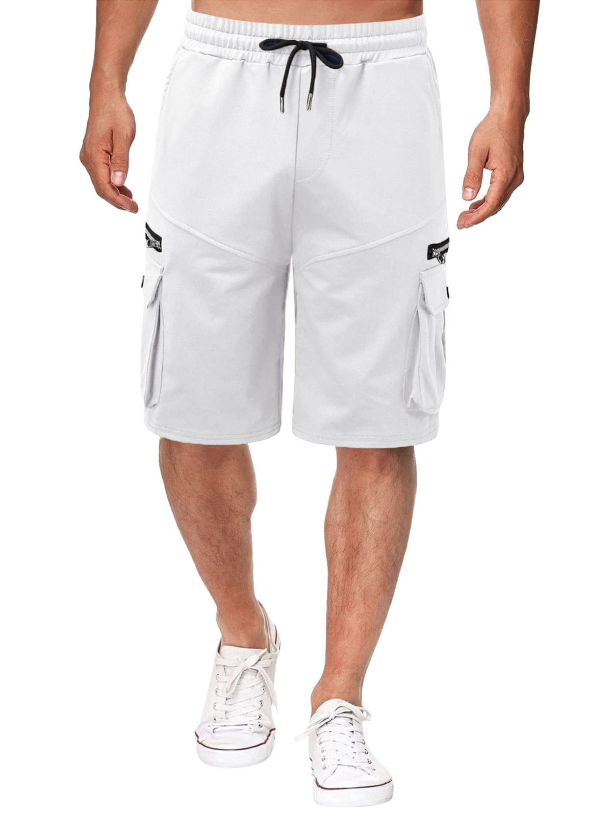 Men's Full Size Drawstring Cargo Shorts Plus Size