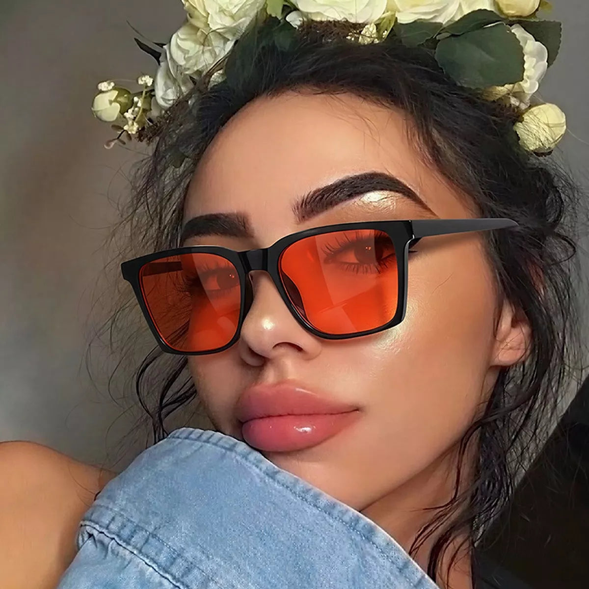 Tinted Lenses Square Sunglasses - Lilixa.store