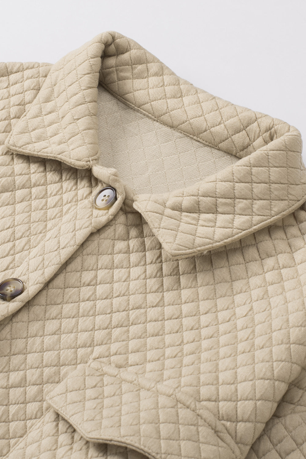 Button Down Collared Jacket - Lilixa.store