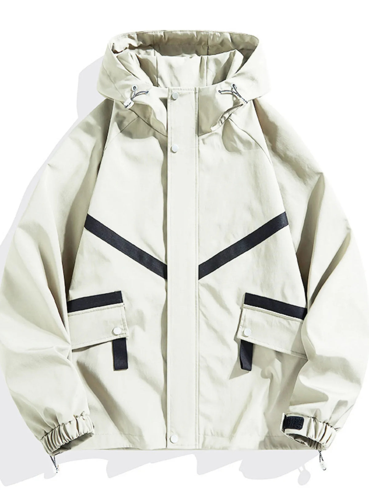 Men's Full Size Casual Hooded Zip-Up Outerwear Plus Size - Lilixa.store