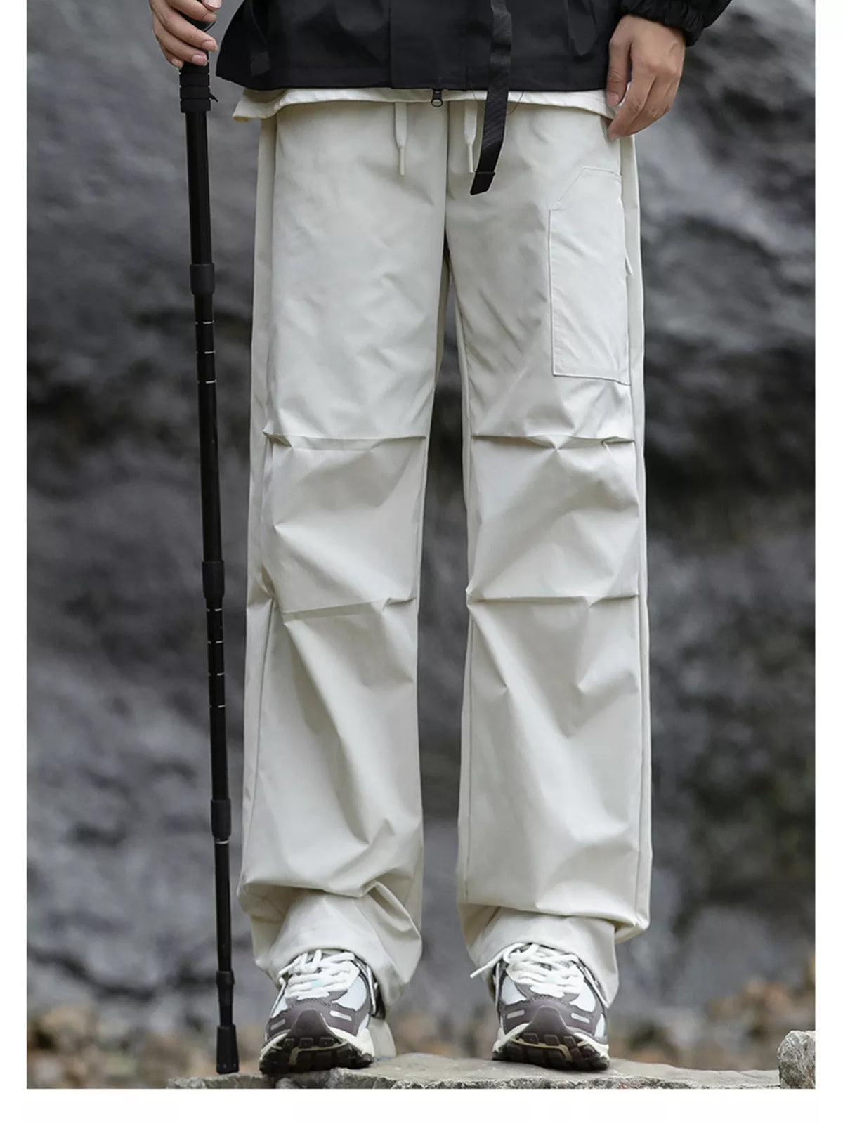 Men's Plus Size Loose Fit Multi-Pocket Cargo Pants, view 2