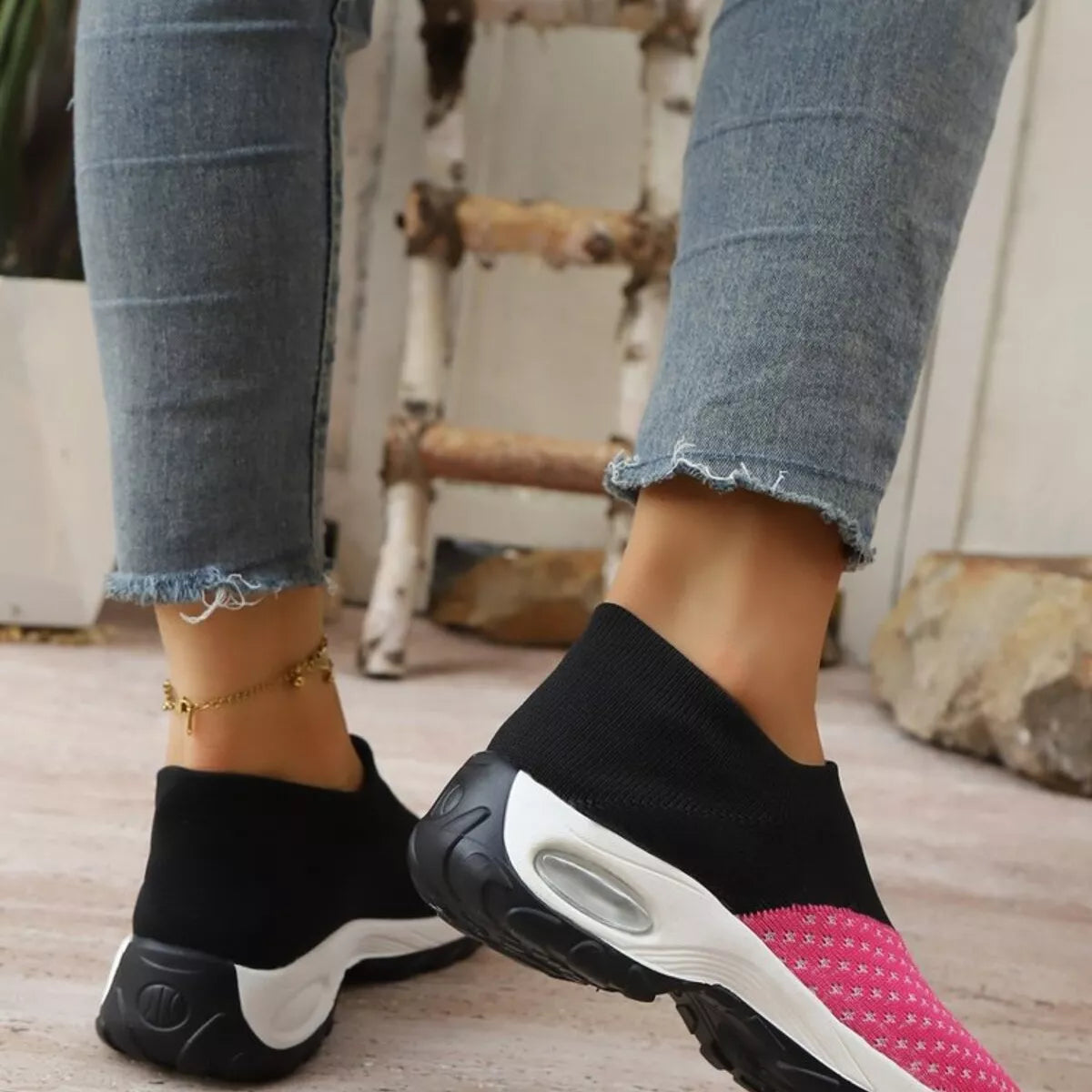 Color Block Mesh Athletic - Lilixa.store