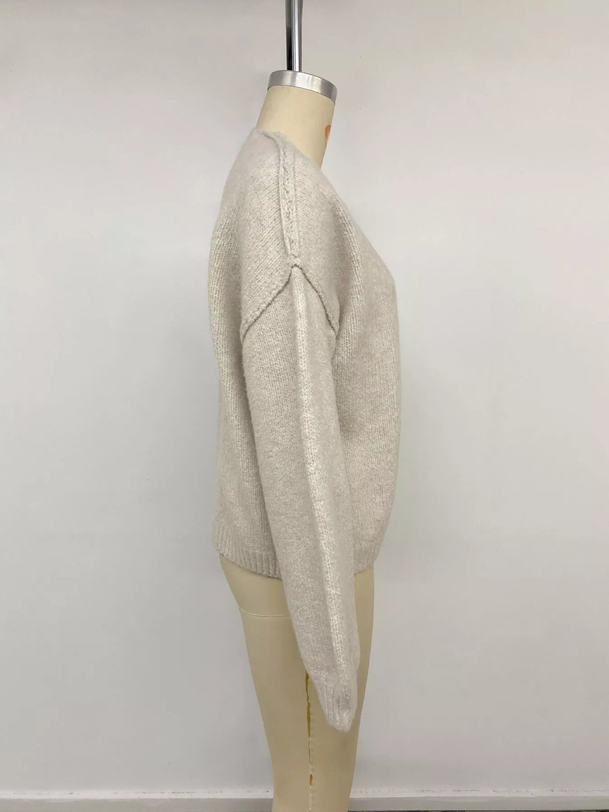 Open Front Dropped Shoulder Cardigan - Lilixa.store