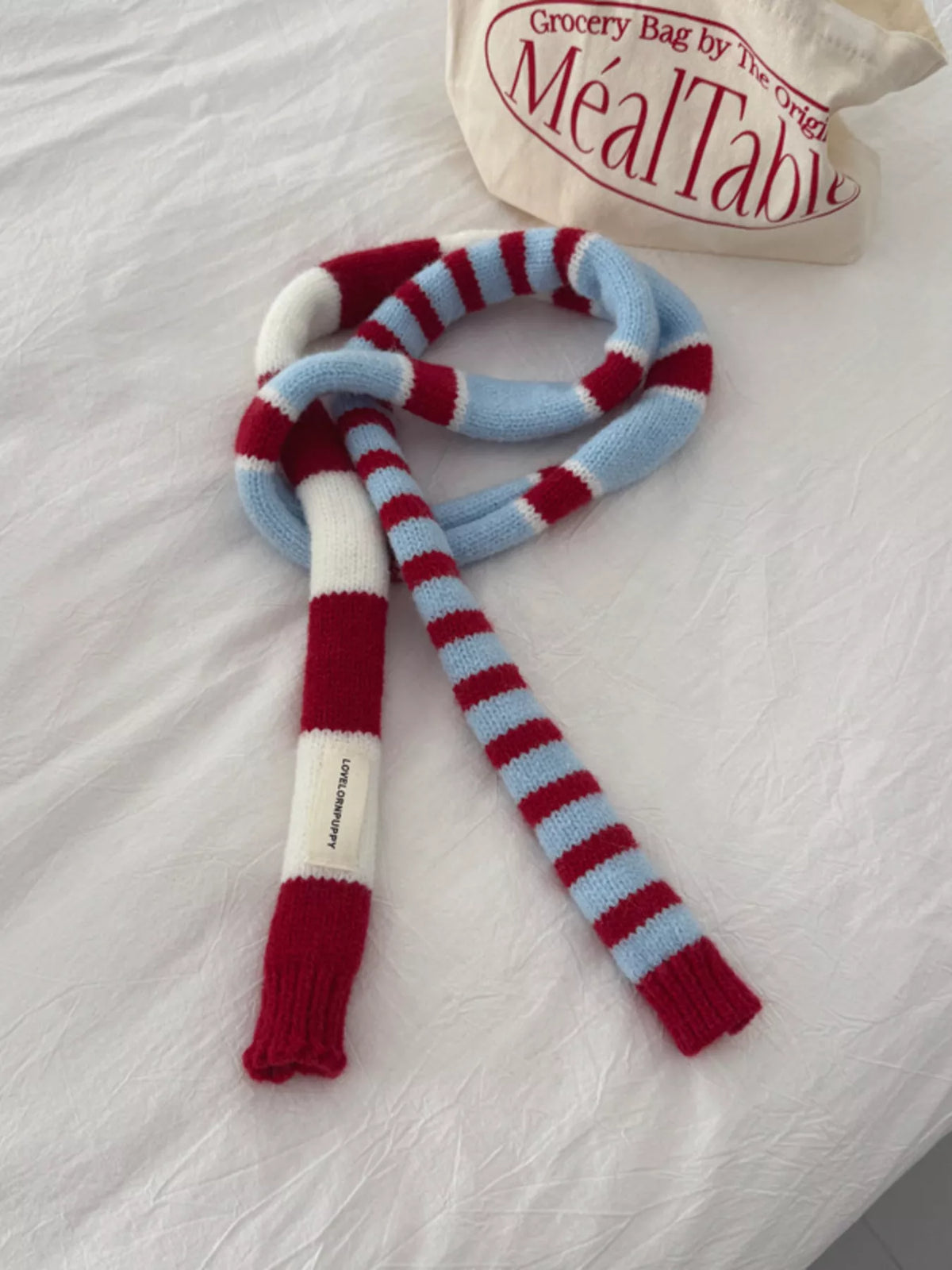 Striped Knitted Warm Scarf - Lilixa.store
