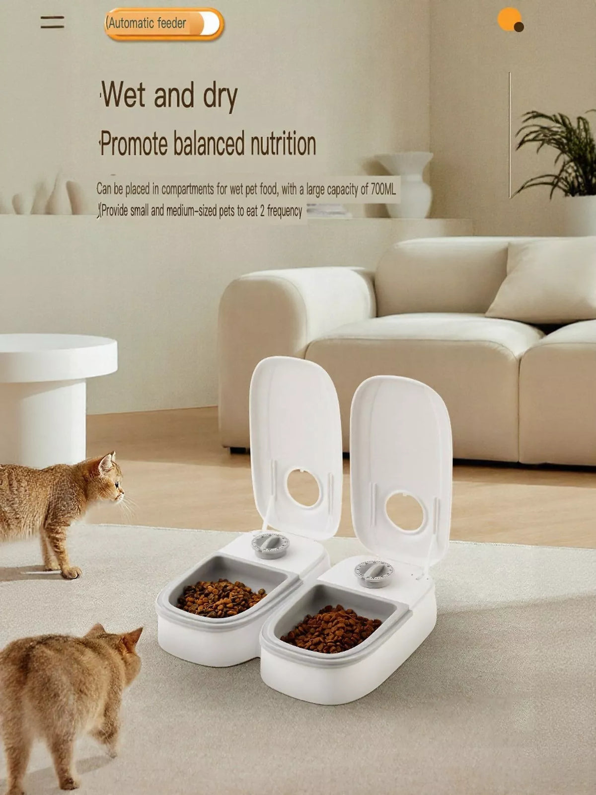 Automatic Pet Feeder with Portion Control