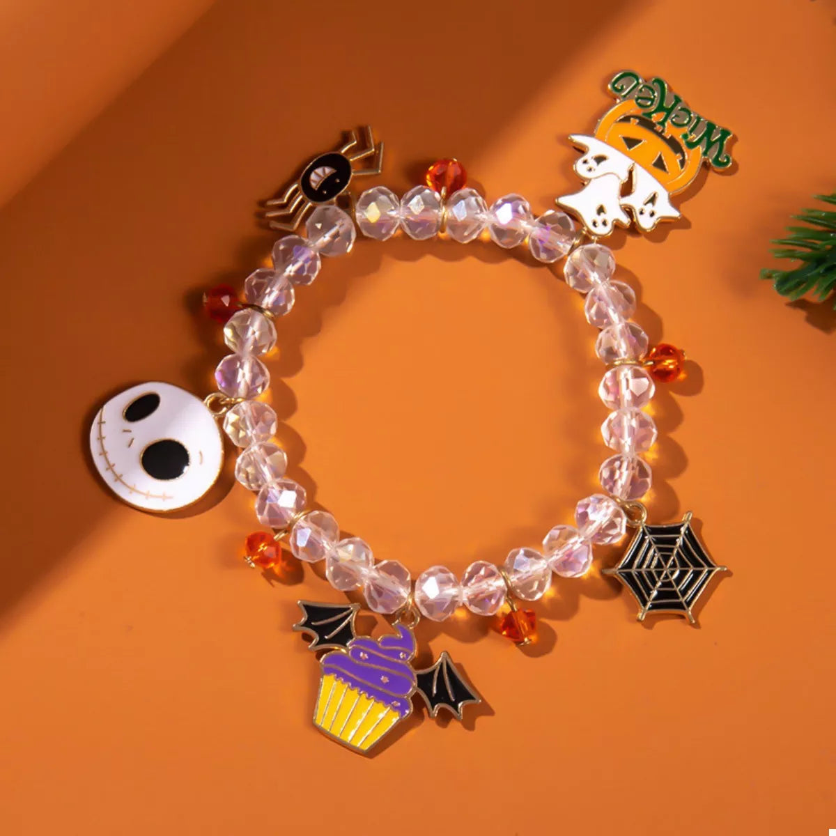 Halloween Beaded Charm Bracelet - Lilixa.store