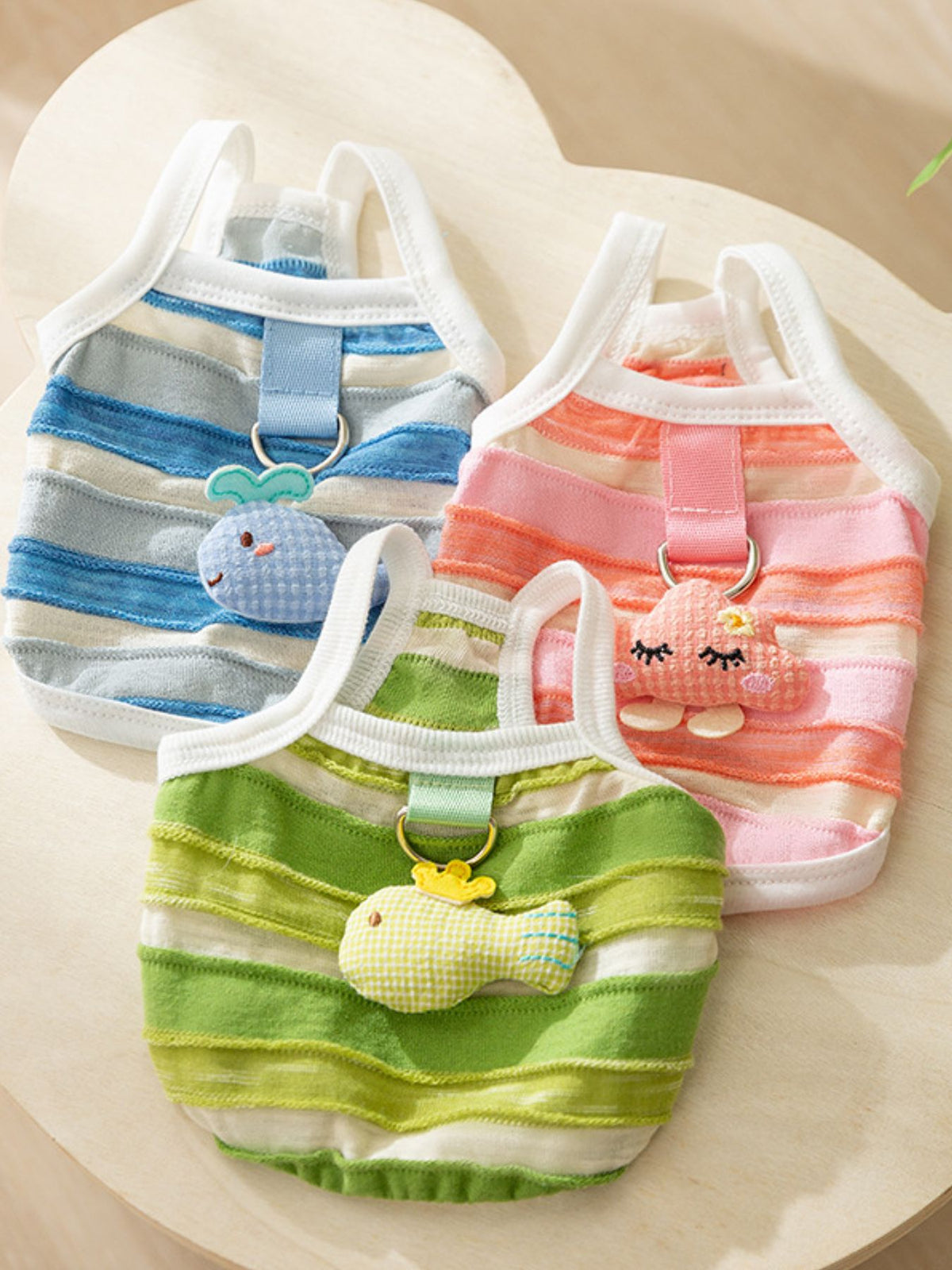 Striped Breathable Pet Top - Lilixa.store