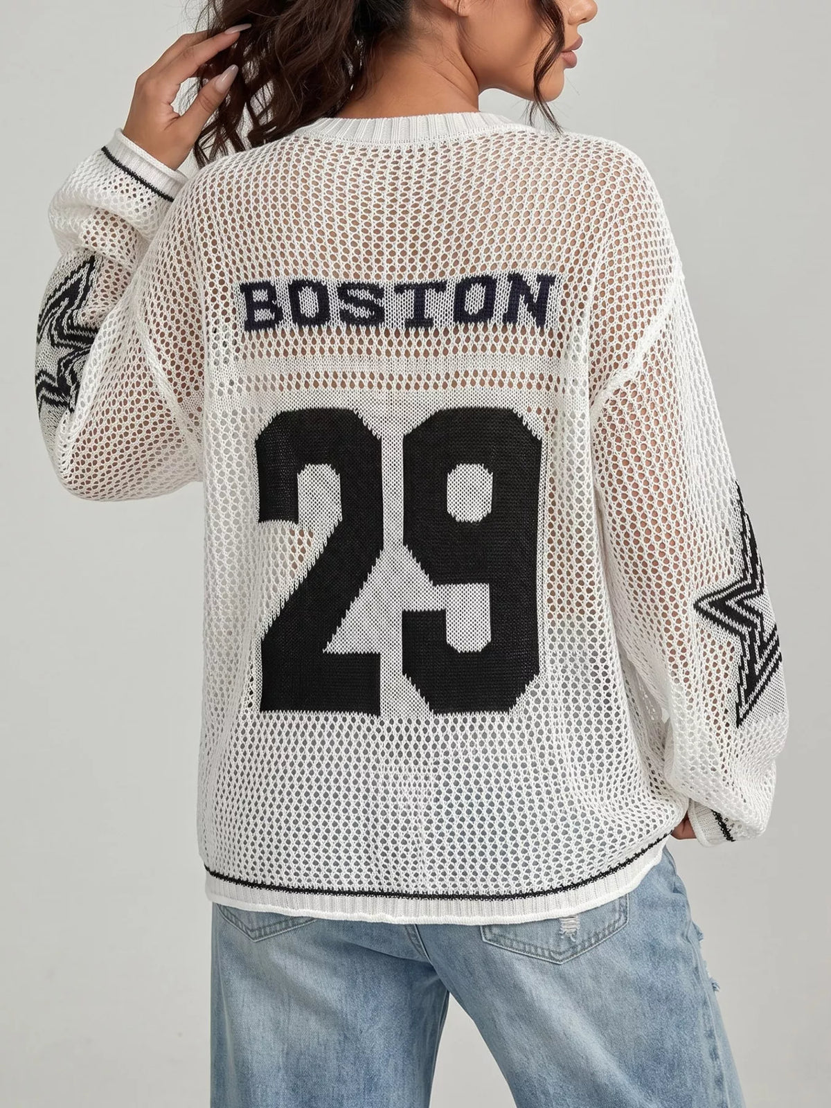 Number 29 Openwork Knit Cover Up