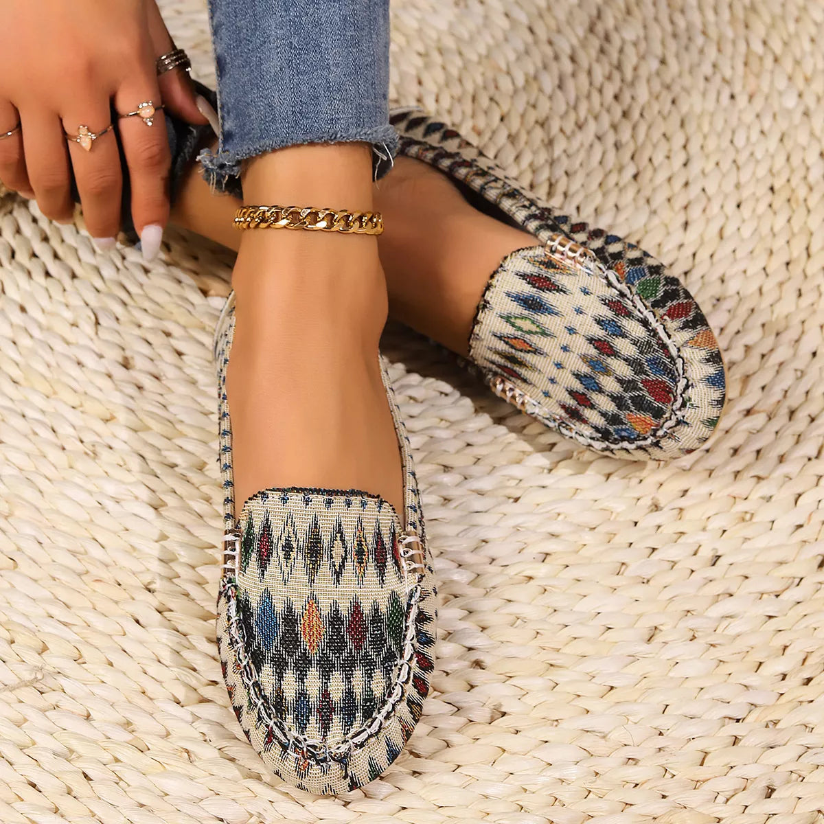Round Toe Slip-Ons - Lilixa.store