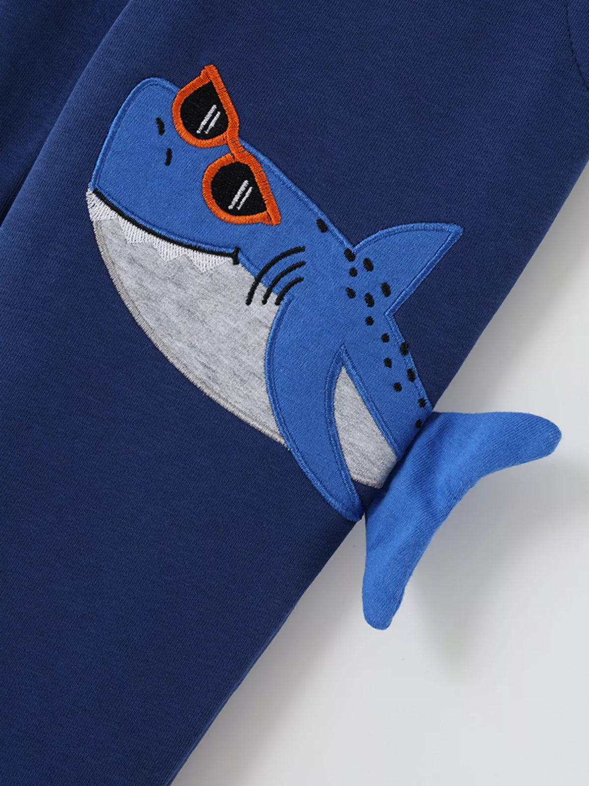 Children's Shark Applique Joggers - Lilixa.store