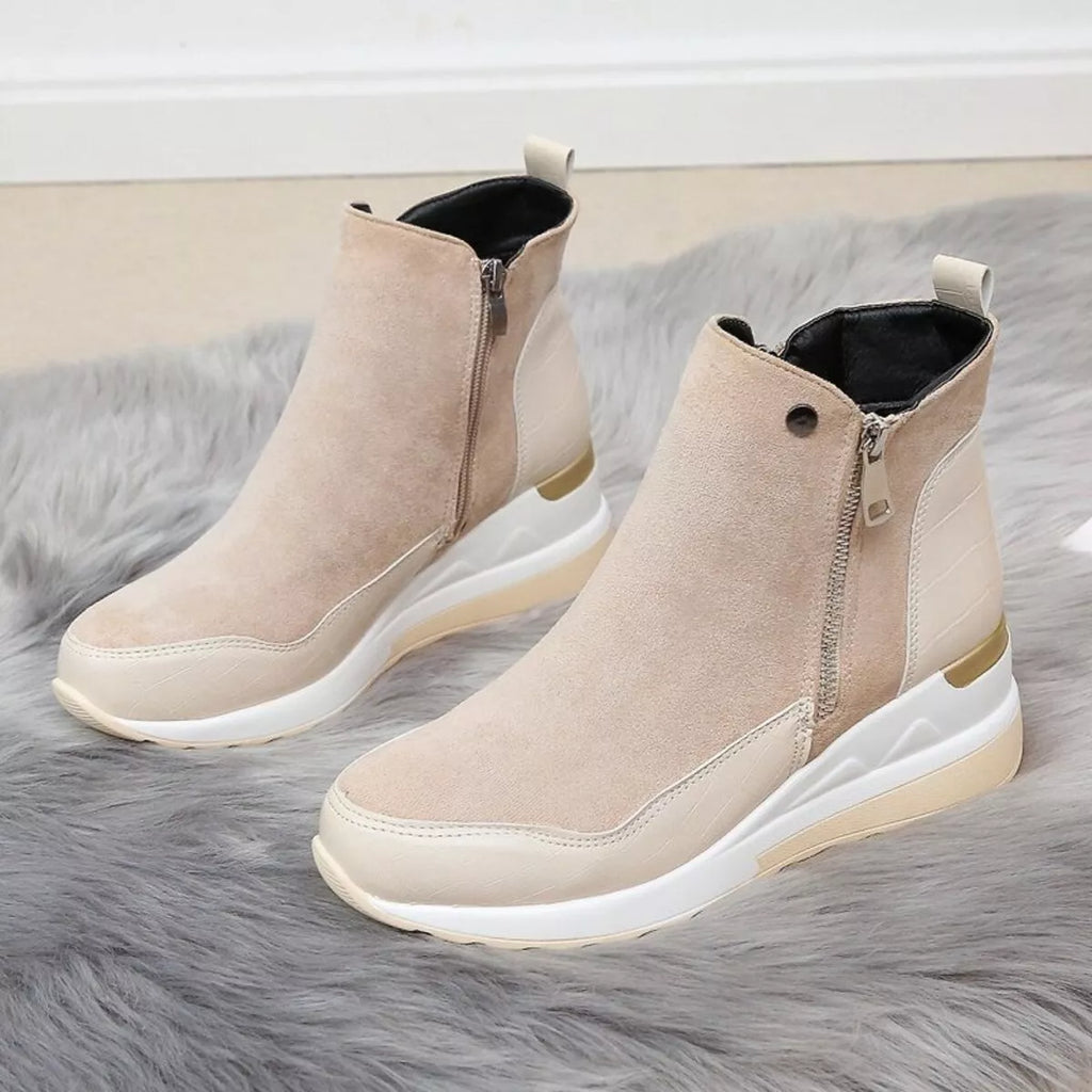 Side Zipper Ankle Boots, view 5